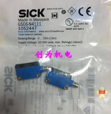 SICK光电开关GSE6-N4111，全新原装1052447 现货 GSE6-N4111,1052447,光电传感器,西克SICK,全新原装正品