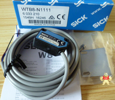 德國西克SICK光電開關WTB8-N1111,全新原裝6033210 現(xiàn)貨 WTB8-N1111,6033210,光電傳感器,西克SICK,全新原裝正品