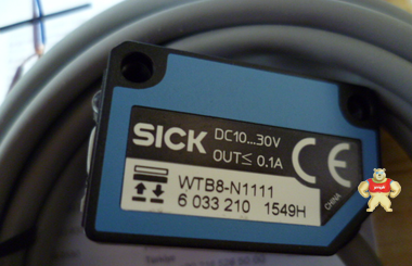 德国西克SICK光电开关WTB8-N1111,全新原装6033210 现货 WTB8-N1111,6033210,光电传感器,西克SICK,全新原装正品