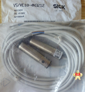德国西克SICK光电传感器VS/VE18-4N3212，全新原装6013684 现货 VS/VE18-4N3212,6013684,光电传感器,西克SICK,全新原装正品