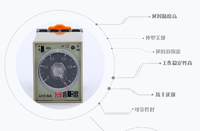 AH3-N  /A/B/C/D/E 时间继电器  出口型 浙江厂家销售
