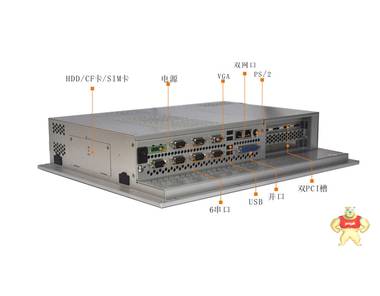 PPC-1561V-0501/D525/2G/500G/6串/LPT/PCI/觸  0010-057031  EVOC PPC-1561V-0501,0010-057031