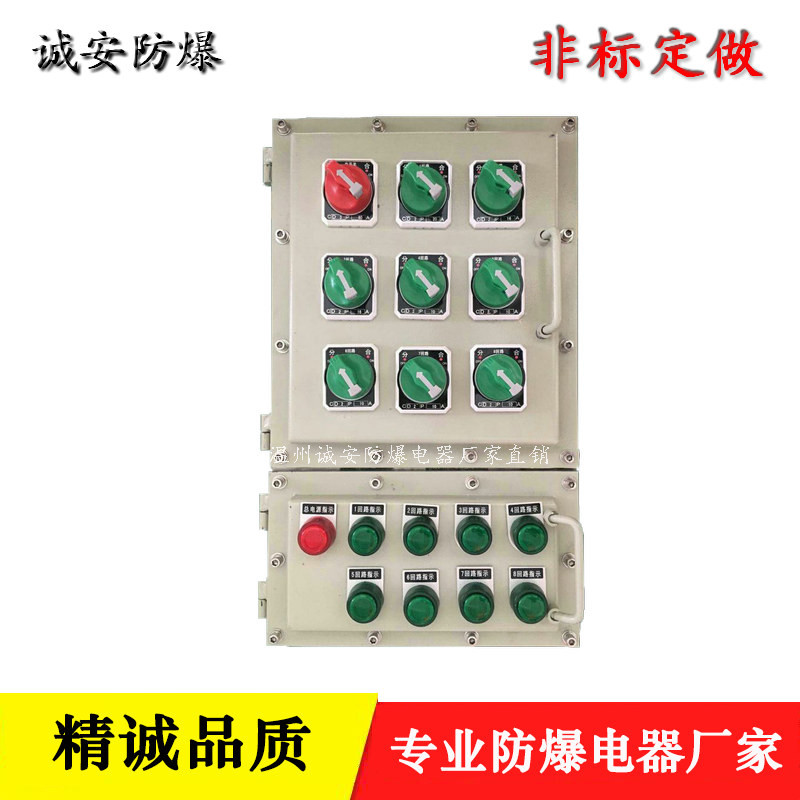 防爆配电箱厂家 可做铝箱铁箱