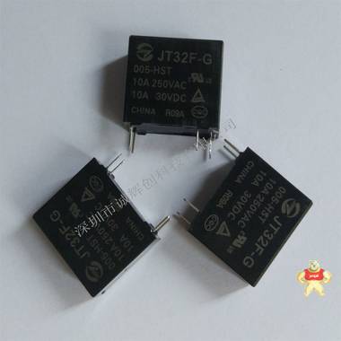 原裝金天繼電器JT32F-G/005-HST 10A 4腳 一組常開 JT32F-G/005-HST,JT32F-G,繼電器JT32F-G,金天繼電器,繼電器