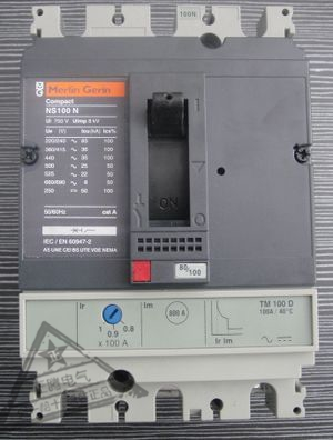 Schneider/施耐德 NS33273/NS800N 3PMic 6.0A塑壳断路器 NS全系列 一级代理商 有库存