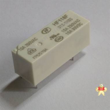 全新原装宏发继电器HF118F/012-1HS5 10A 250VAC HF118F/012-1HS5,继电器HF118,宏发继电器,继电器,继电器HF118F/012-1HS5