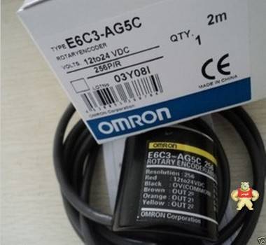 Omron E6C3-AG5C 256P/R ROTARY ENCODER NEW E6C3-AG5C,欧姆龙,PLC