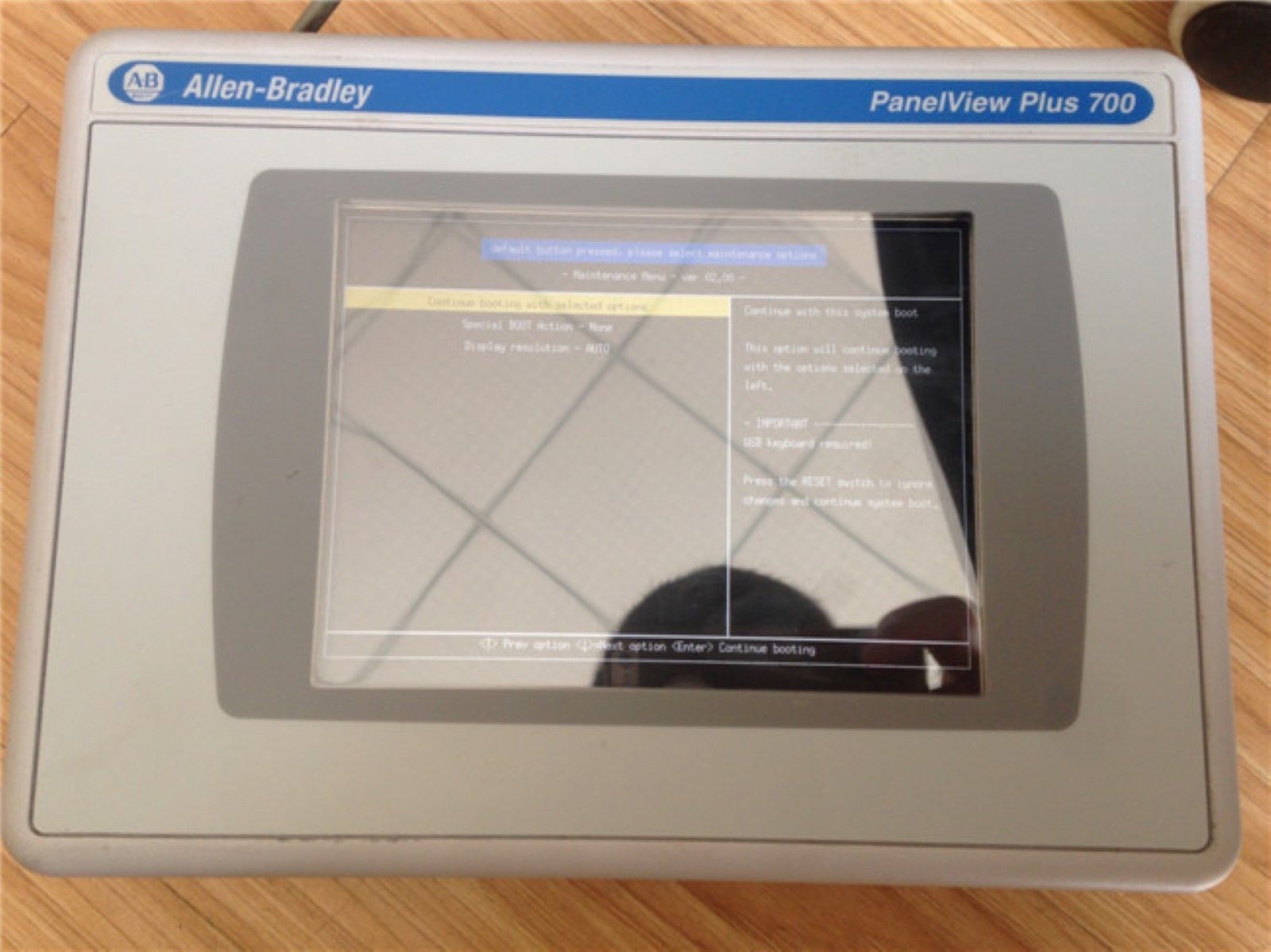 ab allen-bradley hmi panelview 2711p-rdt7c 2711prdt7c new