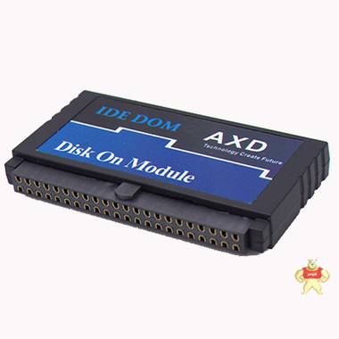AXD-I44V-S2系列44PIN公针 IDE DOM工业电子盘（SLC系列） 44-PIN IDE DOM,IDE DOM电子盘,DOM电子盘,44-pin DOM 电子硬盘,工业级IDE DOM盘