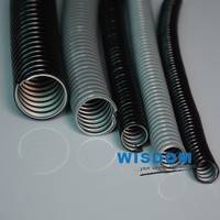 金属软管  镀锌钢带包塑波纹管金属标准包塑浪管10