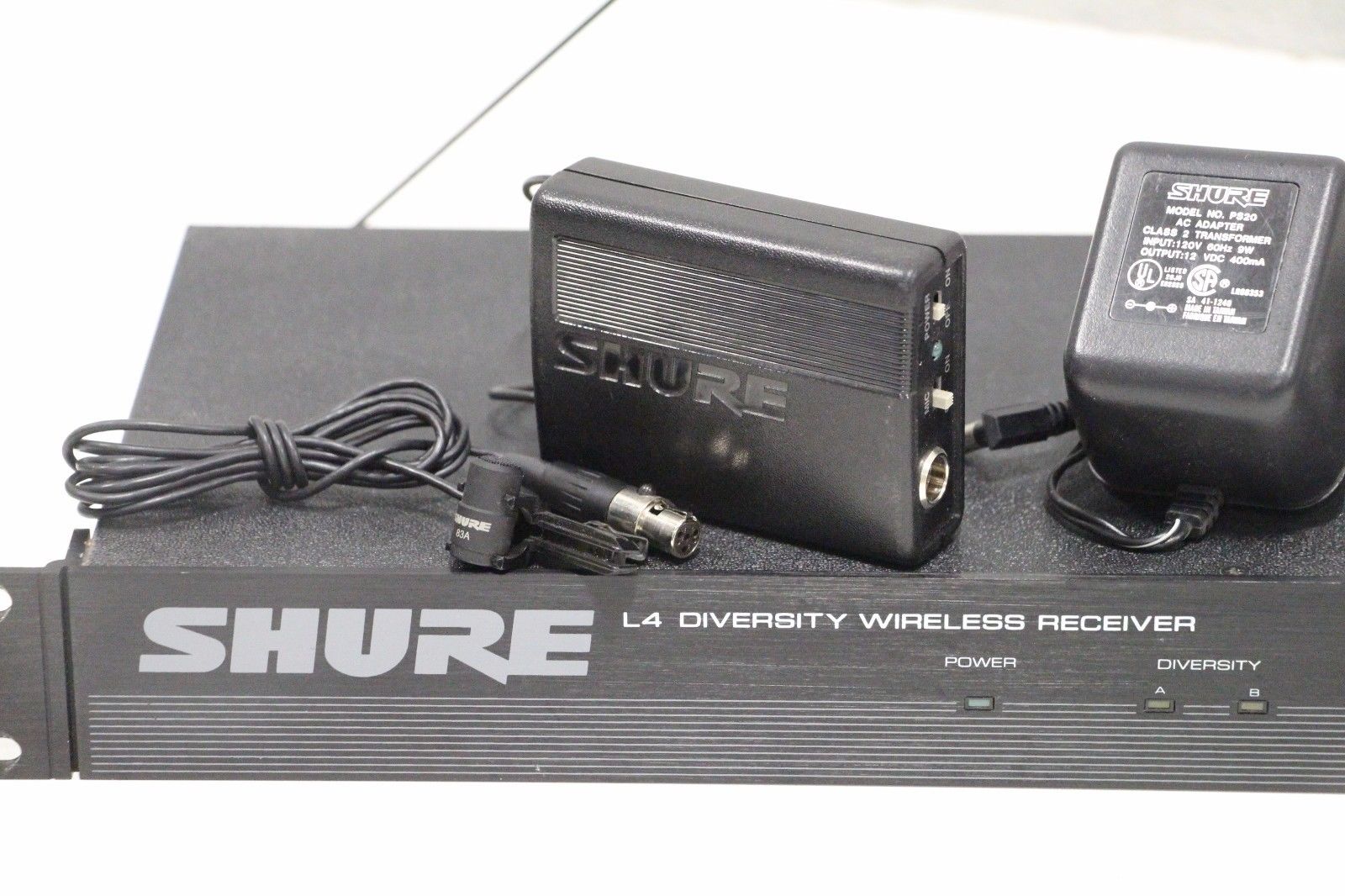 Shure Brothers L4-CL Marcad Diversity Wireless Receiver w/ T