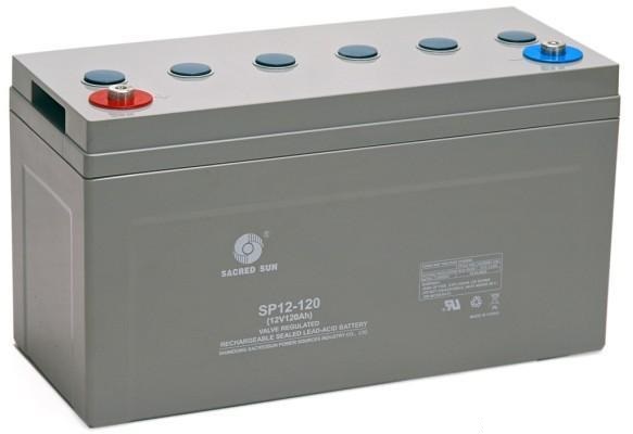 山东圣阳蓄电池SP12-120直流屏UPS电源太阳能专用12V120Ah蓄电池