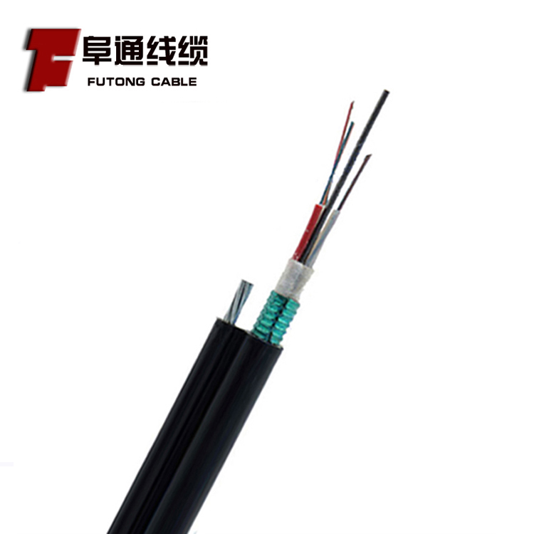 室外架空层绞式GYTC8S-12B1光缆自承式铠装光纤线12芯单模8字光缆
