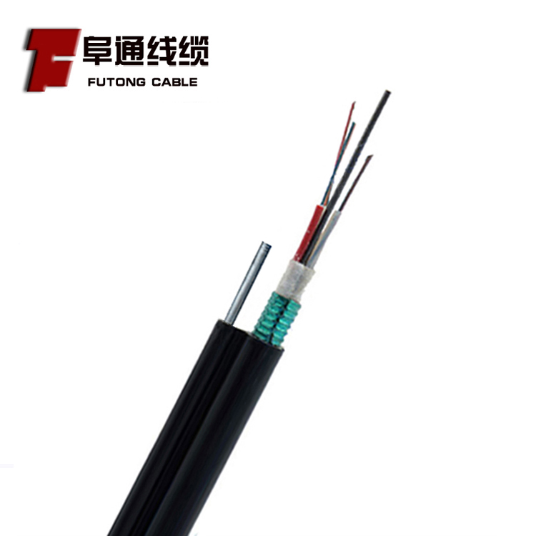 室外架空层绞式GYTC8S-12B1光缆自承式铠装光纤线12芯单模8字光缆