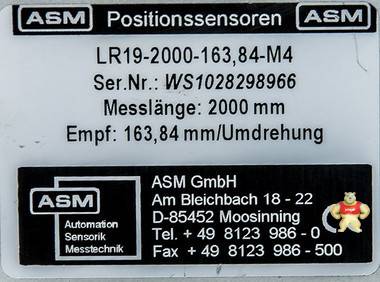 ASM LR19-2000-163,84-M4 + HENGSTILER 0 523 237 RI58 LR19-2000,其他品牌