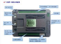 廠家直銷優(yōu)控5寸觸摸屏PLC一體機 帶溫度模擬量兼容臺達三菱軟件