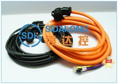 數(shù)控***專用  伺服電機(jī)編碼線和動力線  五米線長  防水防油耐磨 其他品牌