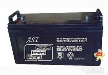 AST蓄电池ST12-100机房ups电源蓄电池 朗旭电子 AST,ST12-100,ups电源,12V100AH,铅酸蓄电池