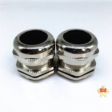 【沃依诺】M25铜镀镍电缆接头 金属固定头葛兰头 金属防水接头,电缆防水接头,葛兰头,防水格兰头,铜镀镍电缆接头