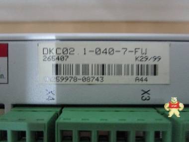 INDRAMAT	DKC02.1-040-7-FW	伺服控制器 DKC02.1-040-7-FW,伺服控制器,INDRAMAT