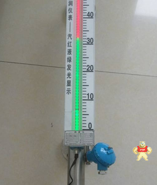 磁敏电子双色液位计 ZYCDS-1-B-L-F,磁敏电子双色液位计,双色液位计