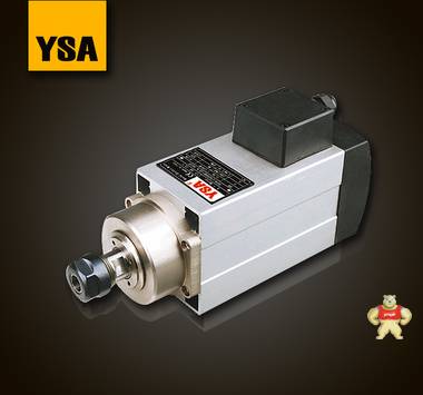进口YSA意萨风冷方形打磨切割雕刻主轴高速电机S606 高速电机,方形电机,方形主轴,切割电机,雕刻主轴