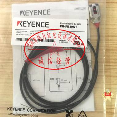 日本基恩士KEYENCE光电开关PR-FB30N1,全新原装现货 PR-FB30N1,光电传感器,基恩士KEYENCE,全新原装正品,当天发货