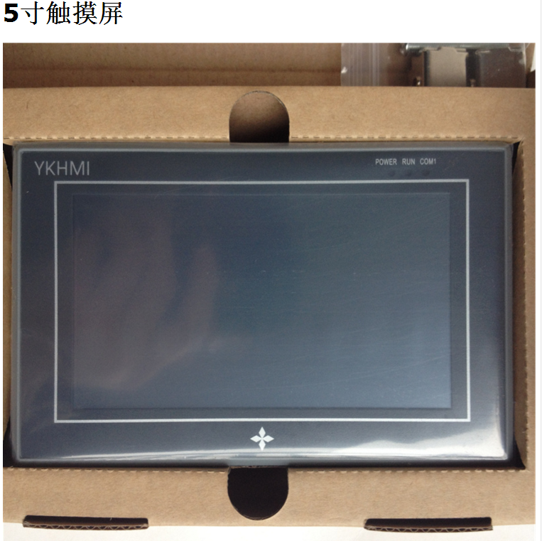 中达优控MC-24MR-12MT-500-FX-B厂家直销5寸触摸屏三菱PLC一体机 原装现货自带模拟量温度功能