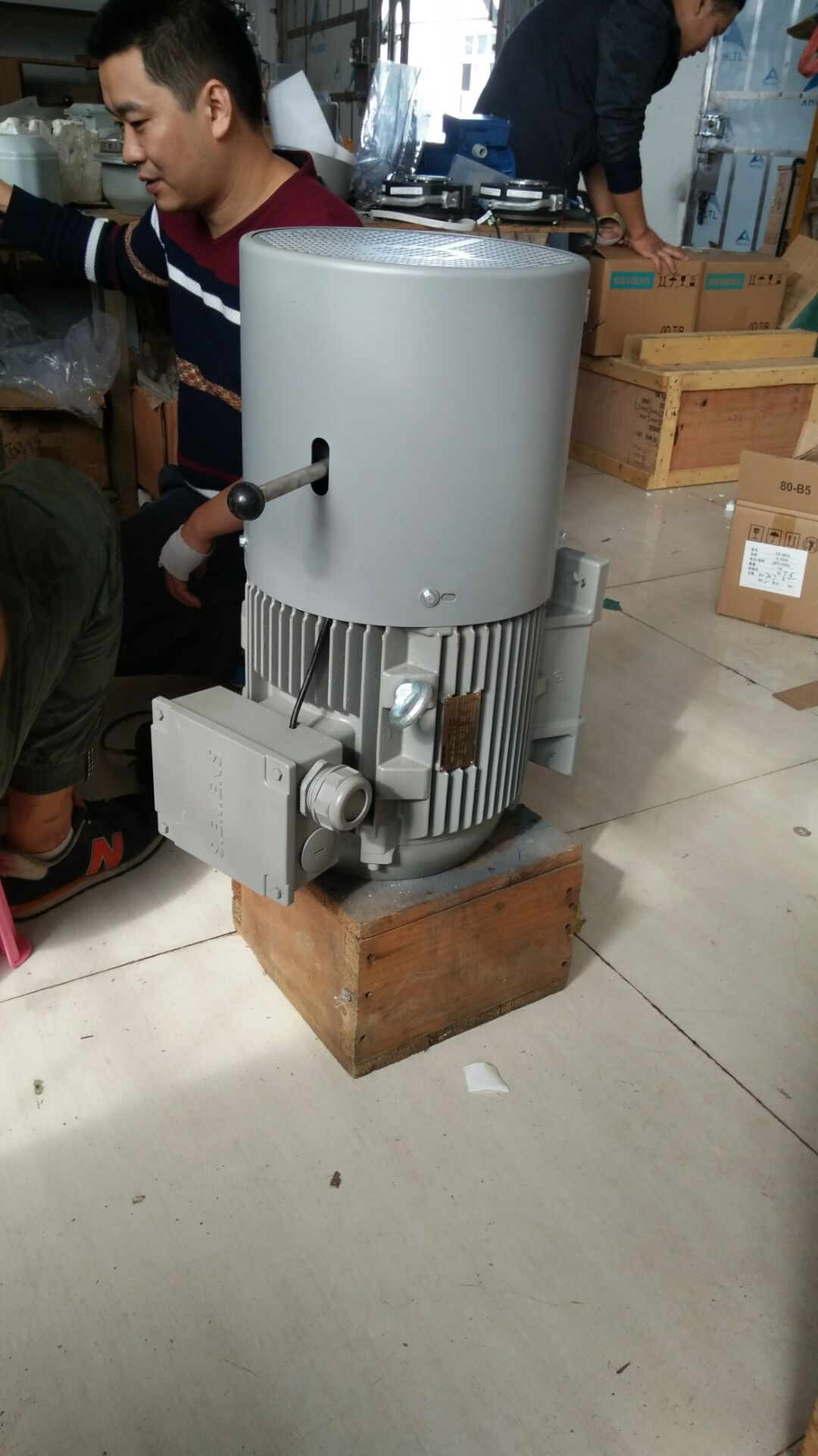 SIEMENS/西门子贝得1.5KW 失电制动马达 堆积门 提升门专用刹车电机可配RV减速机