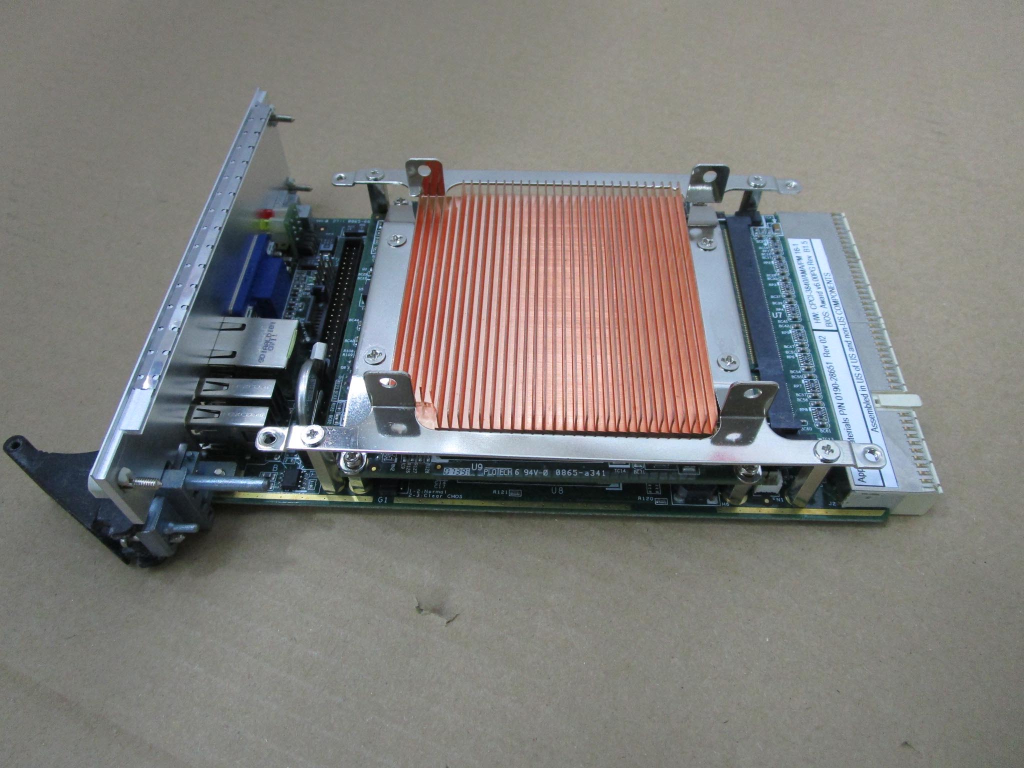 阿尔斯通 CPCI-3840 现货 实拍