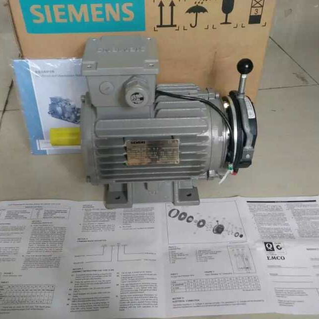 西门子刹车电机 变频电机 变频制动电机 4KW 带抱闸电机 5.5KW电机带刹车 4极 立式/卧式安装