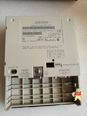 西门子 SIEMENS 触摸屏 6AV3607-1JC20-0AX1 现货 西门子,SIEMENS,触摸屏,6AV3607-1JC20-0AX1,HMI