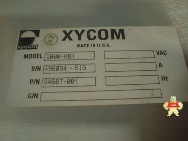 New Xycom keyboard 2000-KB1 - 94687-001 - 60 day warranty 2000-KB1,XYCOM