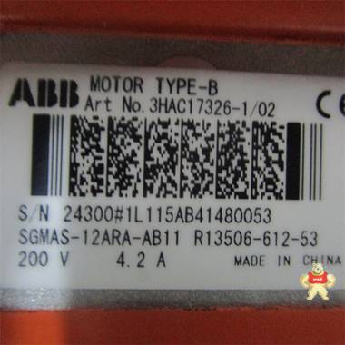 3HAC17326-1/02 模块DCS系统备件 ABB 3HAC17326-1,电机,ABB