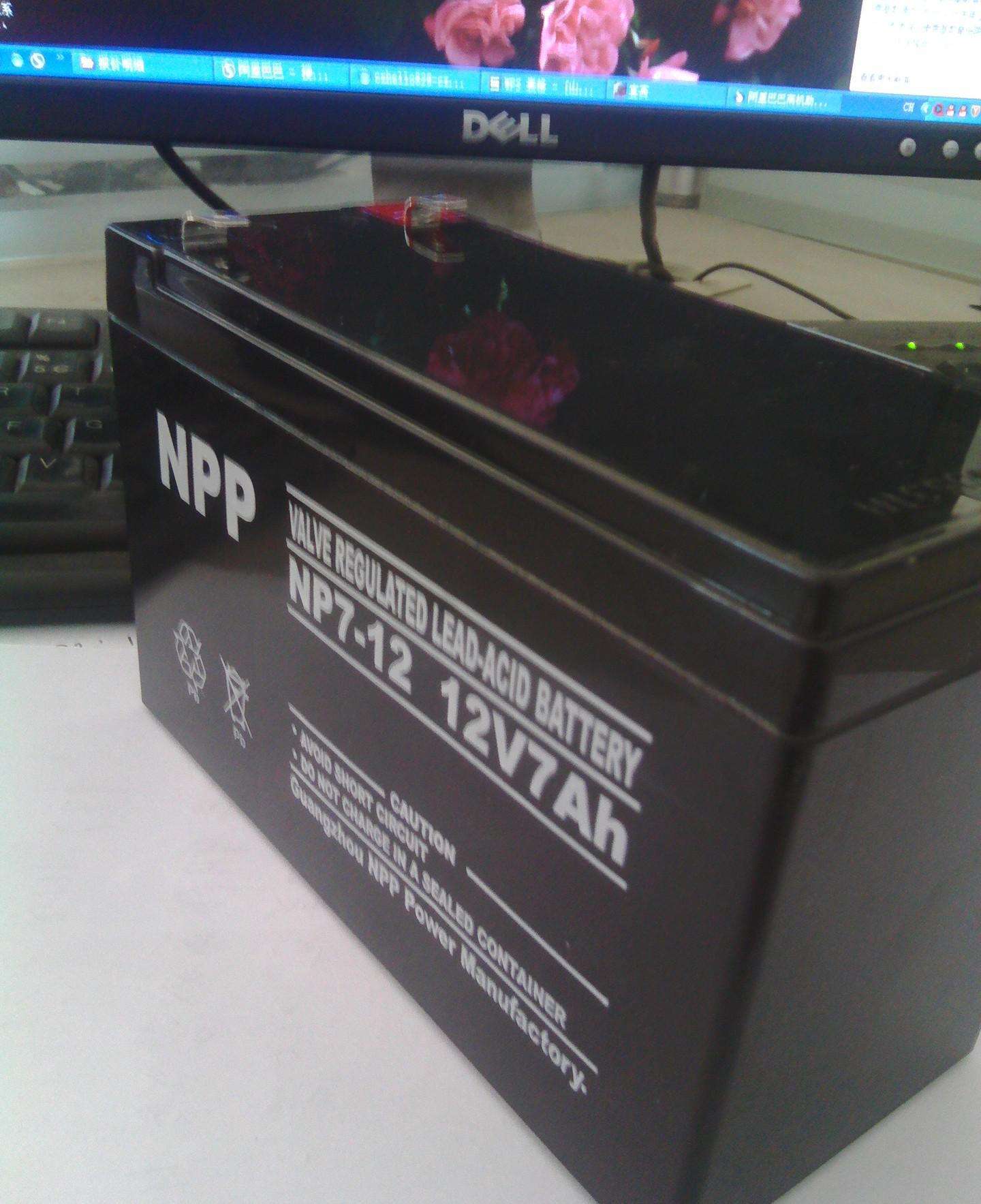 耐普(NPP)蓄电池-广州耐普电源电池 NPP阀控式铅酸蓄电池NPP100-12/12v100ah