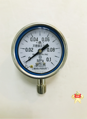上海自动化仪表四厂  Y-60BF   不锈钢压力表 上海自仪官方销售 不锈钢压力表,全不锈钢压力表,Y-60B,径向不锈钢压力表