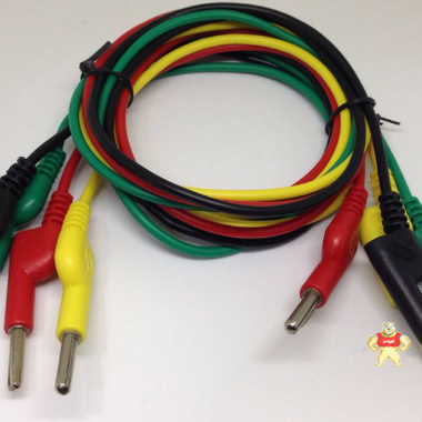 DCC 4mm香蕉插头插座端子高压测试4平方 测试导线,电压电流测试导线,测试线