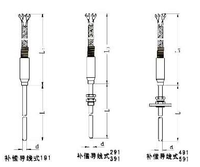 补偿导线式手柄铠装热电偶WRNK-191探针金属屏蔽可定制宝德自控