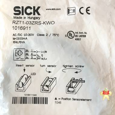 现货,德国西克SICK磁性开关RZT1-03ZRS-KWO 1070853,全新原装现货 RZT1-03ZRS-KWO,1070853,全新原装正品