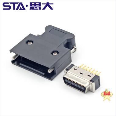 SCSI 26Pin连接器 焊线式公头 STA-GT0326 SCSI,26P,板对板,连接器,焊线公头