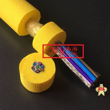 零浮力电缆水中漂浮电缆抗拉耐磨耐腐蚀定做 零浮力电缆,漂浮电缆,ROV电缆