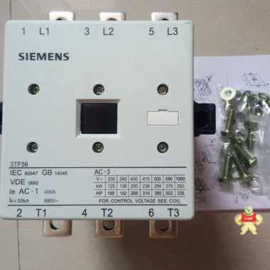 西门子3TF56 交流接触器 3TF5622-0XM0 电流A 电压220V 3TF5622-0XM0,交流接触器,继电器,断路器,低压电器