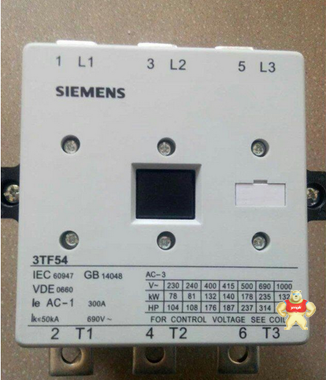 西门子3TF56 交流接触器 3TF5622-0XM0 电流A 电压220V 3TF5622-0XM0,交流接触器,继电器,断路器,低压电器