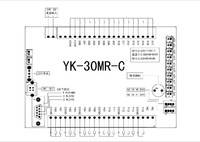 中达优控全兼容三菱FX1S系列单板PLC YK-30MR-C厂家直销