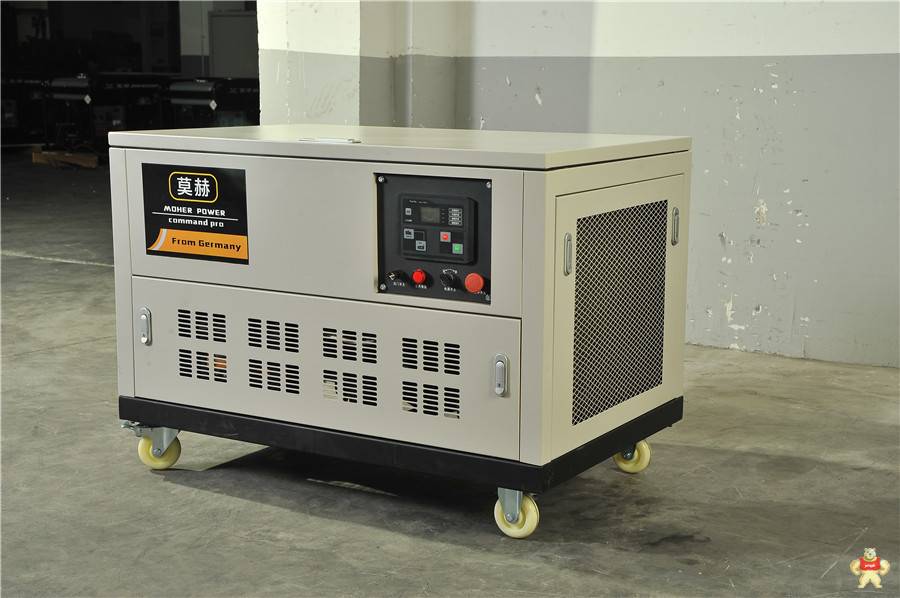 14kw   沃赫静音应急汽油发电机  小型户外易操作 