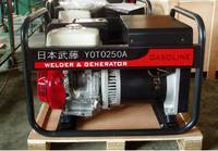 原裝武藤品牌汽油發(fā)電電焊機 電焊兩用發(fā)電機300A