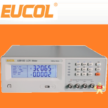 優(yōu)高 U2810D規(guī)型LCR數(shù)字電橋測試儀LCD顯示測量儀類同U2810D 10Khz，帶RS232C及USB接口 LCR數(shù)字電橋,電橋測量儀,LCR