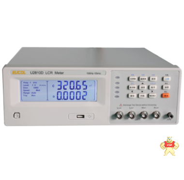 優(yōu)高 U2810D規(guī)型LCR數(shù)字電橋測試儀LCD顯示測量儀類同U2810D 10Khz，帶RS232C及USB接口 LCR數(shù)字電橋,電橋測量儀,LCR