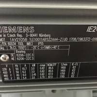 西門子進(jìn)口鋁殼電機(jī) 西門子電機(jī)1LE1001-0DA22-2AA4-Z 0.75KW2極臥式