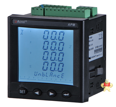 安科瑞APM系列网络电力仪表APM800 多功能电力仪表全电参量测量功能齐全 智能电表,多功能电表,电力仪表